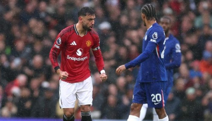 Manchester United Tekuk Chelsea 2-1 dalam Duel Panas, Fernandes dan Casemiro Jadi Pahlawan