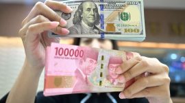 rupiah spot melemah 0,06% ditutup di level Rp 16.425 per dolar Amerika Serikat (AS) dari sehari sebelumnya yang ada di Rp 16.416 per dolar AS.