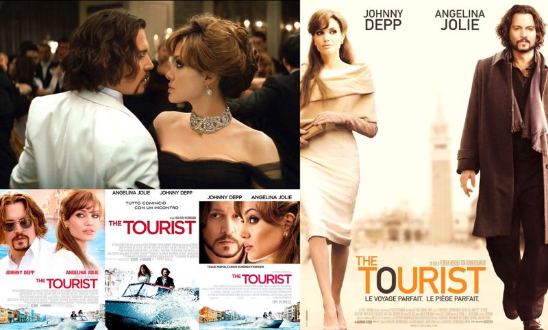 Sinopsis Film The Tourist kisah Seorang turis (Johnny Depp) di kereta menuju Venesia tiba-tiba didekati oleh seorang perempuan misterius (Angelina Jolie) karena alasan yang tidak biasa. Film ini tayang pukul 21.00 WIB.