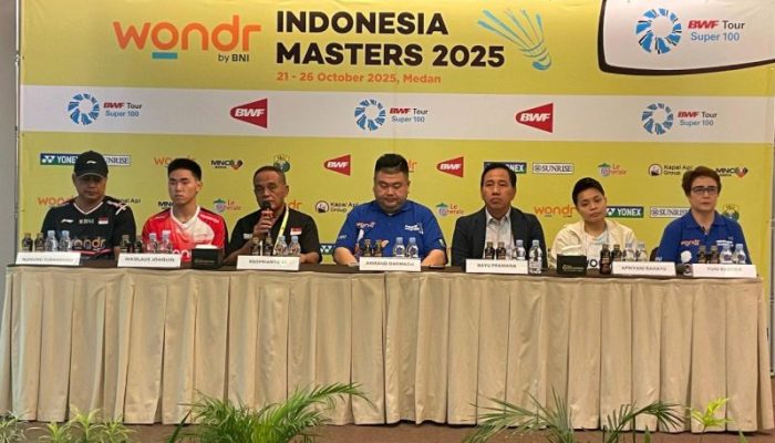 Indonesia Masters 2025 Digelar di Medan: 232 Atlet Dunia Berebut Rp 1,8 Miliar