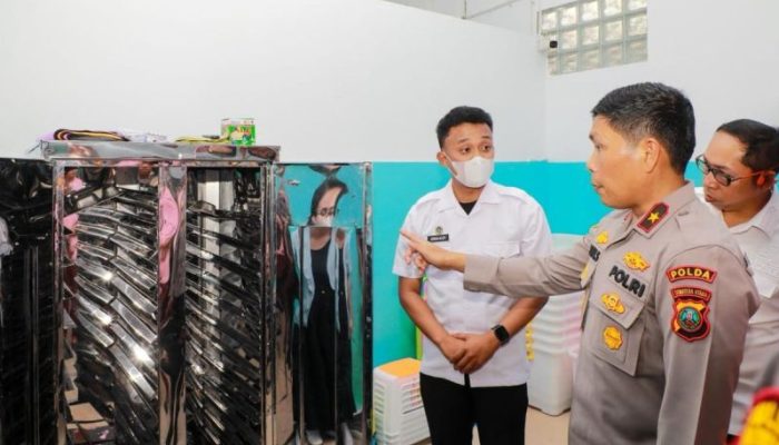 Wakapolda Sumut Tinjau Dapur SPPG Polres Taput yang Layani 23 Sekolah dengan 1.762 Siswa