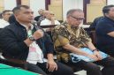 Mantan Kapolres Tapsel, AKBP Yasir Ahmadi bersama saksi lainnya, memberikan keterangan dalam kasus dugaan suap Jalan Hutaimbaru-Sipiongot, Paluta, Kamis (2/10/2025).