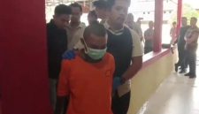 Dafit Jon Dewe Harefa, tersangka penganiayaan terhadap ayah kandungya hingga tewas di Kabupaten Nias Utara. Foto: Dok.Humas Polres Nias