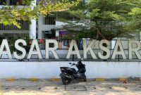 Suasana di Pasar Aksara Medan yang masih lengang  kendati telah diresmikan 3 tahun lalu. Foto: Topikseru.com/Agus Sinaga