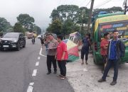 Kecelakaan Maut di Jalur Medan-Berastagi! Dua Pedagang Luka Usai Diseruduk Mobil Hilang Kendali di Depan SPBU Sukamakmur