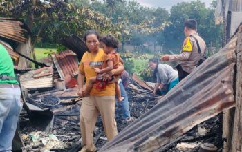 Kebakaran di Marindal