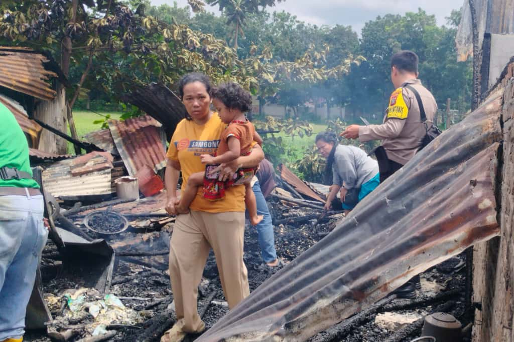 Kebakaran di Marindal