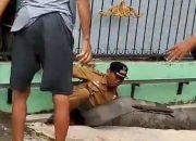 Lurah di Medan Timur Didorong Warga hingga Jatuh ke Parit saat Bongkar Polisi Tidur Berpaku