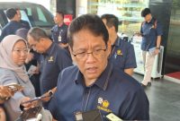 Menteri Keuangan (Menkeu) Purbaya Yudhi Sadewa ditemui di Gedung Direktorat Jenderal Pajak Kementerian Keuangan, Jakarta, Rabu (15/10/2025). Foto:Antara