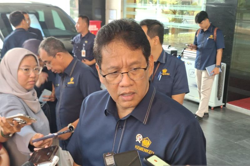 Menteri Keuangan (Menkeu) Purbaya Yudhi Sadewa ditemui di Gedung Direktorat Jenderal Pajak Kementerian Keuangan, Jakarta, Rabu (15/10/2025). Foto:Antara