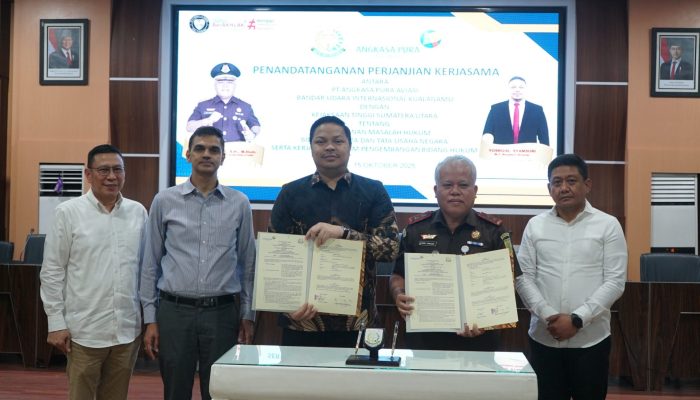 PT Angkasa Pura Aviasi Gandeng Kejati Sumut untuk Perkuat Dukungan Hukum di Bandara Kualanamu