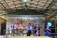 Konferensi pers, Jong’s Batak Art Festival ke-12 dengan tema pangan lokal di Taman Budaya, jalan Perintis Kemerdekaan, Kecamatan Medan Timur, Kota Medan, Jumat (17/10/2025). Topikseru.com/Agus Sinaga