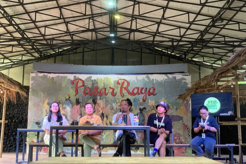 Konferensi pers, Jong’s Batak Art Festival ke-12 dengan tema pangan lokal di Taman Budaya, jalan Perintis Kemerdekaan, Kecamatan Medan Timur, Kota Medan, Jumat (17/10/2025). Topikseru.com/Agus Sinaga