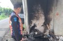 KAI Divre I Sumut mengimbau masyarakat untuk tidak membakar sampai di sepanjang jalur KA. Foto: Dok.KAI Sumut