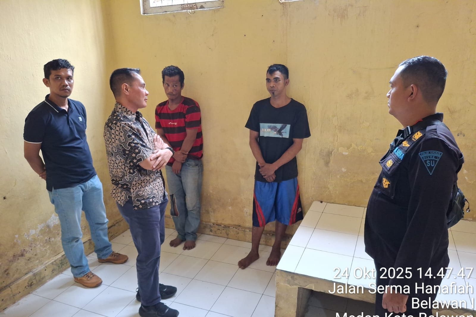 Pencurian alat kereta api Belawan