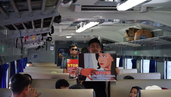 KAI Sumut Gandeng Komunitas Railfans, Gelar Sosialisasi Anti Pelecehan Seksual di Kereta Putri Deli!