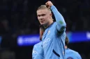 Mesin gol Manchester City, Erling Haaland, cetak 2 gol saat tumbangkan Everton