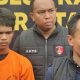 Tersangka penusukan remaja David di rel Jalan Padang Medan ditangkap dan diperlihatkan dalam konferensi pers Polrestabes Medan