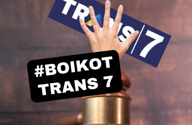 Tagar atau tanda pagar #Boikot Trans7 kini tengah menyeruak di media sosial setelah stasiun televisi swasta itu menyajikan tayangan yang dinilai mengandung unsur pelecehan terhadap kiai dan pesantren.