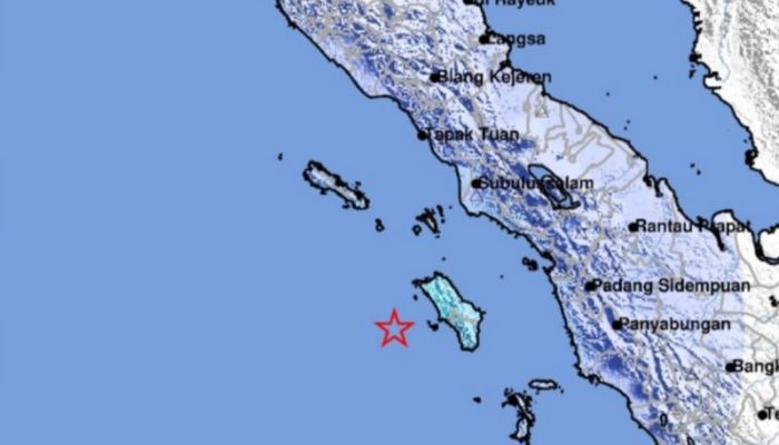 Gempa M 5,0 Guncang Nias Barat Dini Hari, BMKG Pastikan Tidak Berpotensi Tsunami