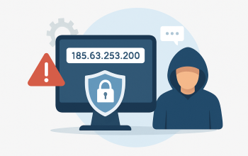 perlindungan data pribadi dari IP 185.63.253.200 menggunakan sistem keamanan siber dan firewall