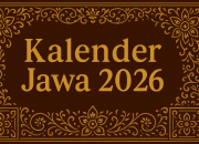 Kalender Jawa 2026