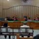 Dua terdakwa kasus korupsi pengadaan bilik sterilisasi Covid-19 (PDS) di Dinas Kesehatan Kabupaten Dairi menjalani sidang tuntutan di Pengadilan Tipikor Medan