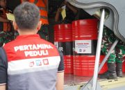 Pertamina Salurkan 11.100 Liter BBM dan Avtur untuk Penanganan Bencana Alam di Tapteng dan Sibolga