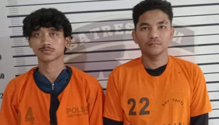 2 Pencuri Jemuran di Medan Timur Dibekuk Polisi, Lihat Tuh Tampangnya!