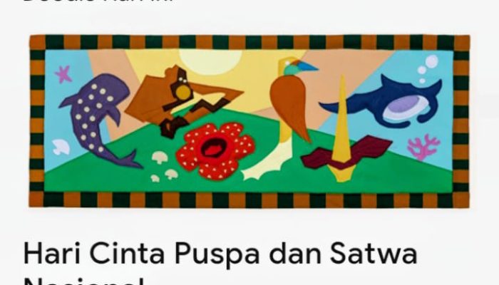 Google Doodle Hari Ini Peringati Hari Cinta Puspa dan Satwa Nasional, Ini Sejarah dan Daftar Spesies yang Dilindungi