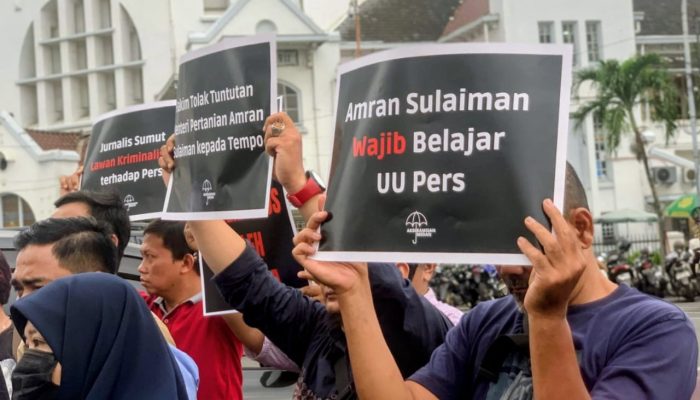 KKJ Sumut dan Aksi Kamisan Medan Kritik Mentan Amran Sulaiman yang Menggugat Tempo: Ini Pembungkaman Pers!