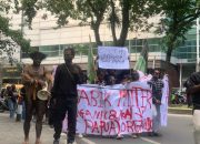 Aksi mahasiswa Papua Medan