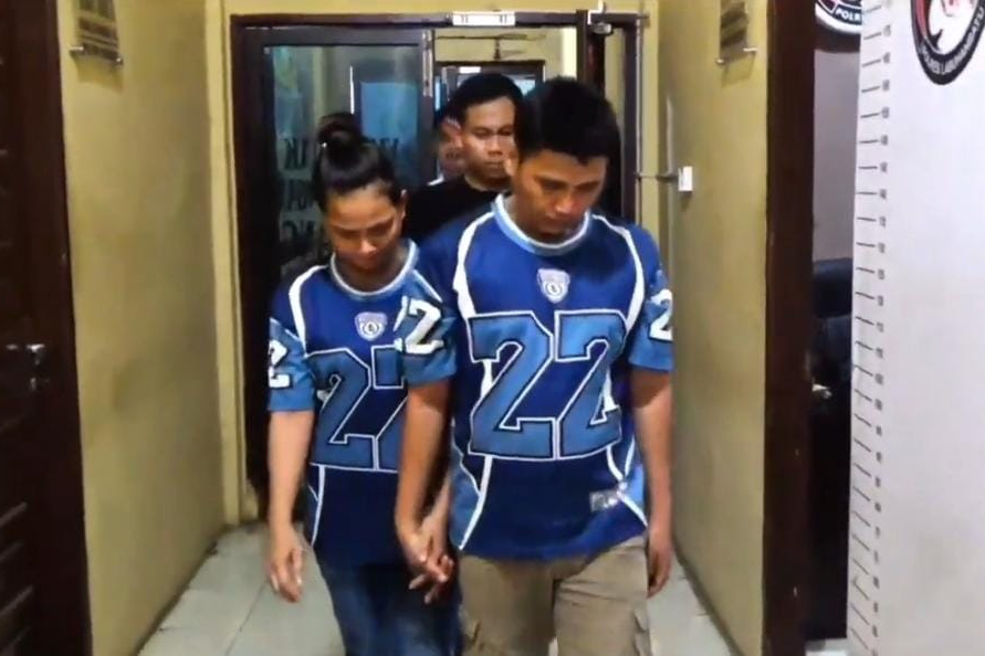 pengantin baru ditangkap