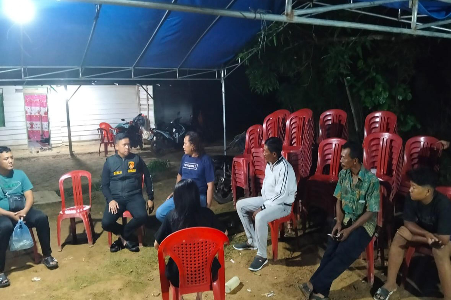 pengantin baru di Mesuji tersambar petir