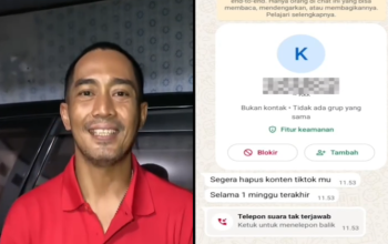 Aktor dan influencer mendapat teror
