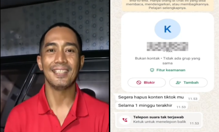 Aktor dan influencer mendapat teror