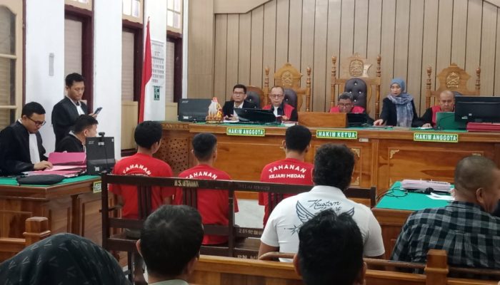 3 Remaja Pelaku Begal di Medan Divonis 4,5 Tahun Penjara, Korban Ditendang hingga Terjatuh