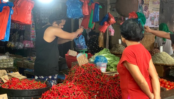 Harga Sembako di Pasar Tradisional Medan Stabil Awal Pekan, Cabai Rawit Masih Bertahan Mahal