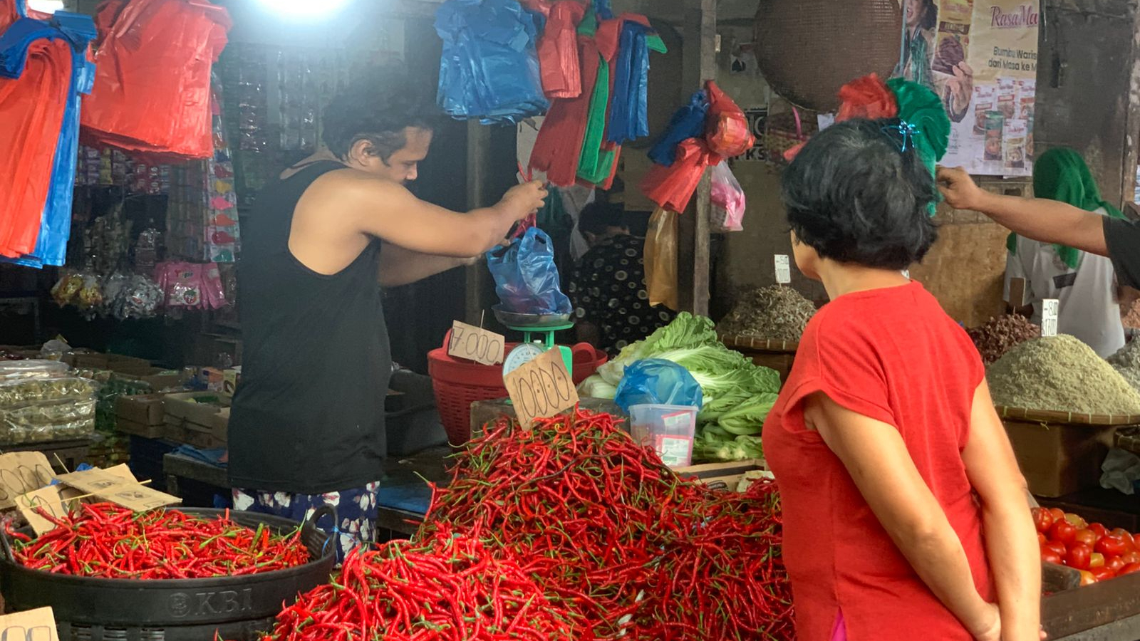 Harga sembako Medan hari ini