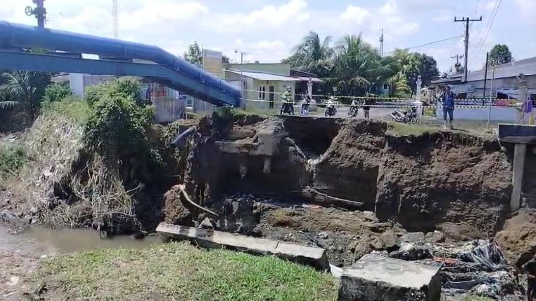 jembatan putus Deli Serdang