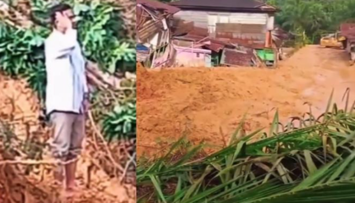 Pilu Suami saat Kumandangkan Azan demi Doakan Istrinya yang Hilang Ditelan Longsor Sibolga: Sayang, Ayo Pulang