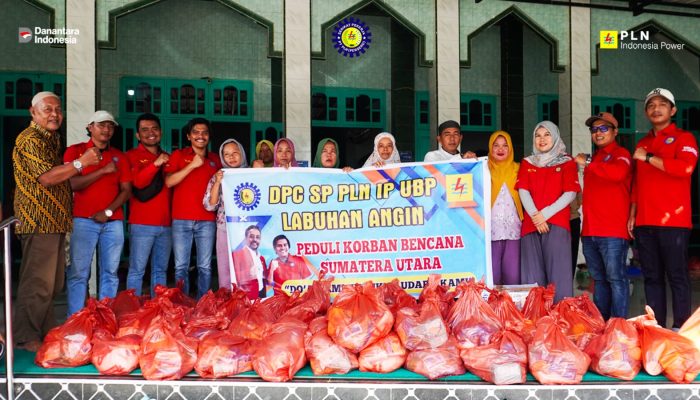 Pascabanjir Bandang Tapteng–Sibolga, Pekerja PLN IP Salurkan 400 Paket Bantuan Kemanusiaan