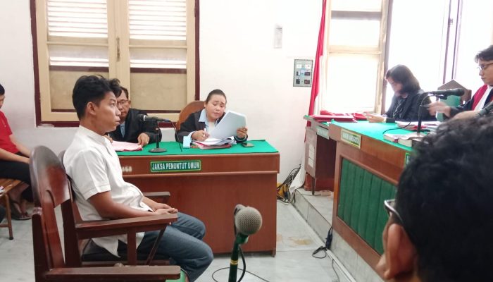 Aniaya Siswa SMK, Terdakwa Edwin Gunawan Dituntut 1,5 Tahun Penjara