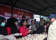 Prabowo Cek Dapur Umum Bencana