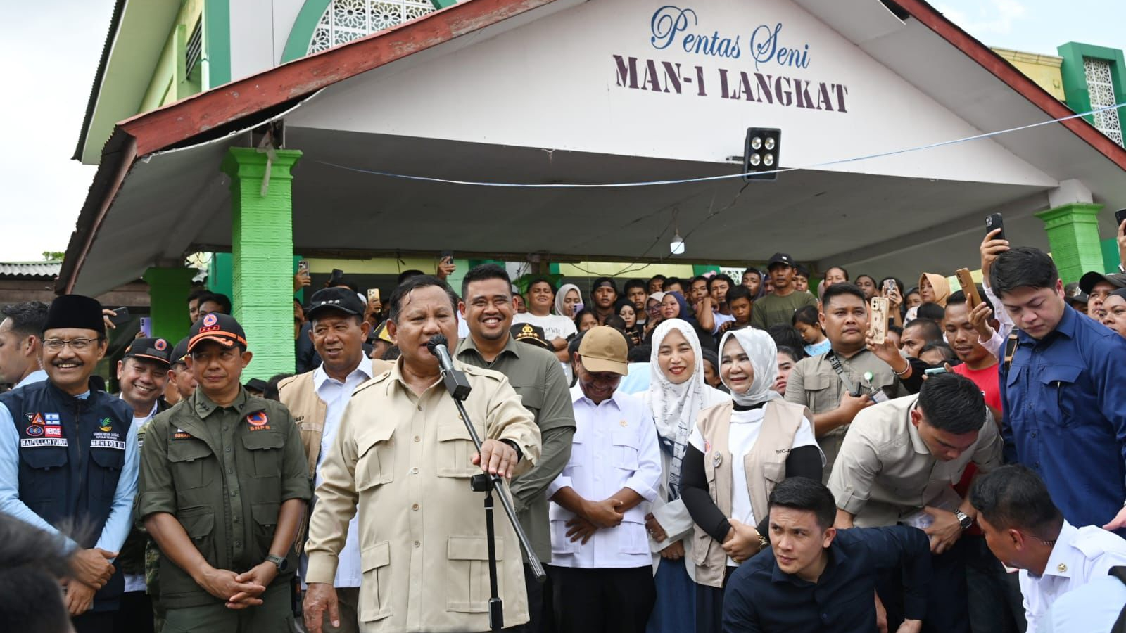 Prabowo banjir Langkat