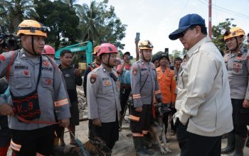 Prabowo sapa polisi K-9