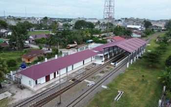 KAI Sumut Percantik Stasiun Perbaungan Jelang Nataru, Dorong Mobilitas & Logistik Serdang Bedagai