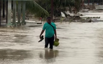 Banjir Terjang Tiga Wilayah di Sumut, Puluhan Warga Tapanuli Tengah Mengungsi