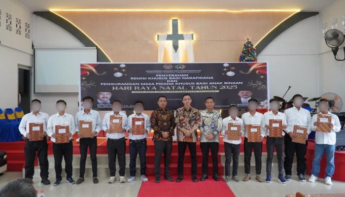 215 Warga Binaan Rutan Kelas I Medan Terima Remisi Natal, Satu Napi Langsung Bebas