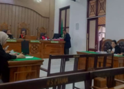 JPU membacakan dakwaan dua terdakwa kasus penyimpanan dan peredaran 35,9 kilogram sabu secara daring di Pengadilan Negeri Medan, Kota Medan, Sumatera Utara, Kamis 8 Januari 2026.